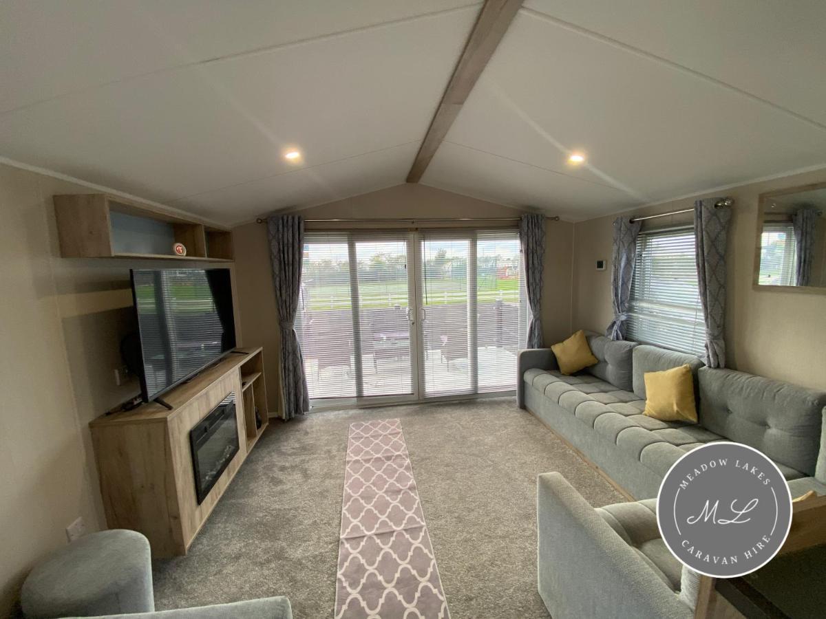 Meadow View 171 - Golden Palm - Central Heating, Wifi, Pet Friendly, Bed Linen - Meadow Lakes Caravan & Lodge Hire Chapel Saint Leonards Exterior foto